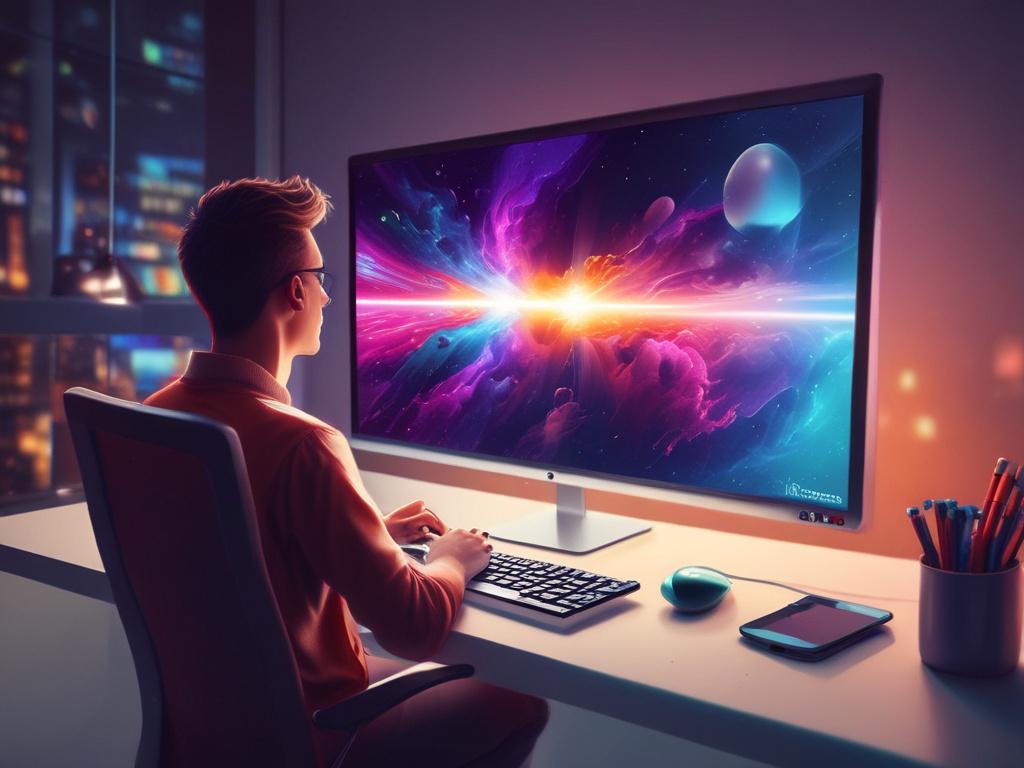 a person clicking a 'launch' button on a computer screen,