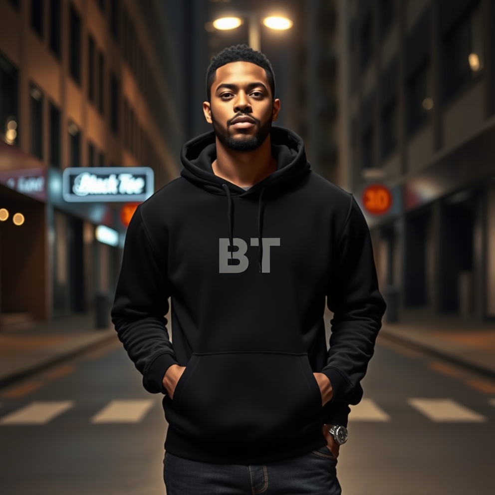 Urban Black Hoodie