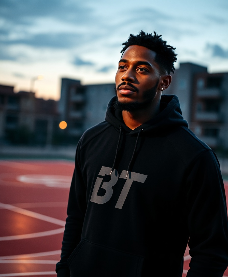 Premium Black Hoodie