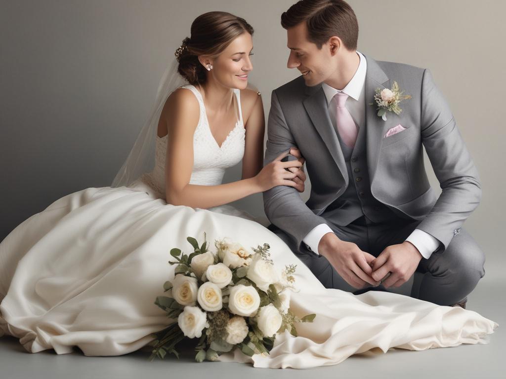 wedding consultation, floral design, bride and groom