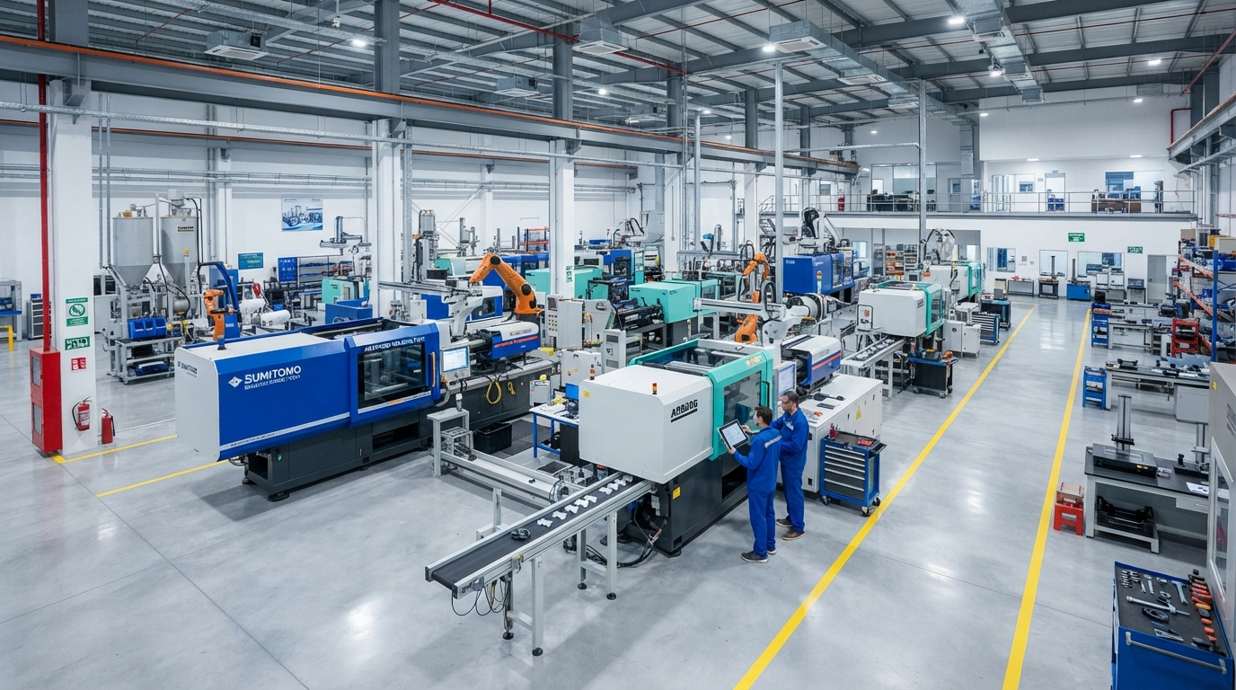 Modern manufacturing facility