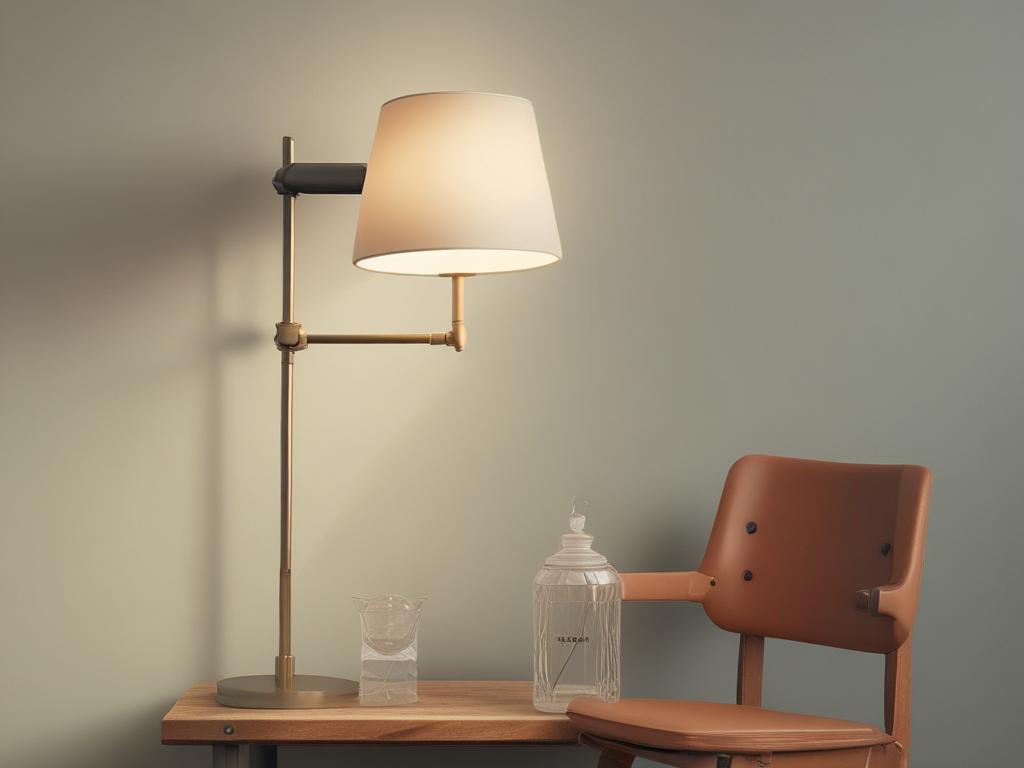 retro wall lamp, adjustable arm, soft light, nostalgic decor