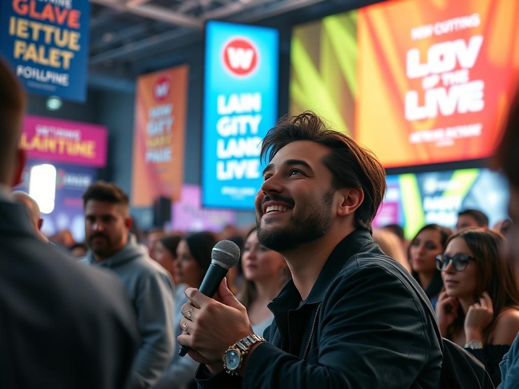 A hyper realistic close up shot of an influencer in