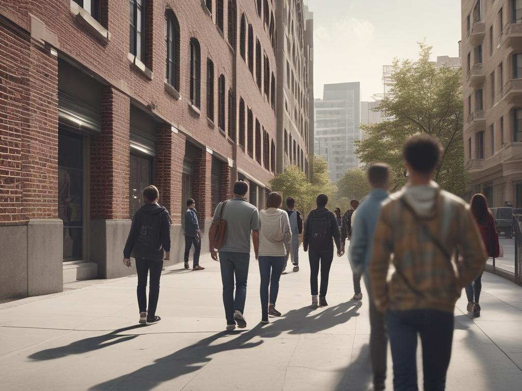 urban renewal, university students, enrollment, education