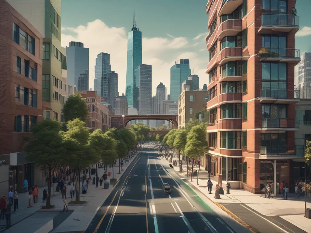 - Urban landscape
- City skyline
- Renewal projects
- Construction and development
- Community engagement
- Green spaces
- Historical architecture
- Modern city planning
- Infrastructure improvement
- Before and after transformation
- Vibrant neighborhoods
- Public spaces 
- Urban art 
- Sustainability 
- Economic revitalization