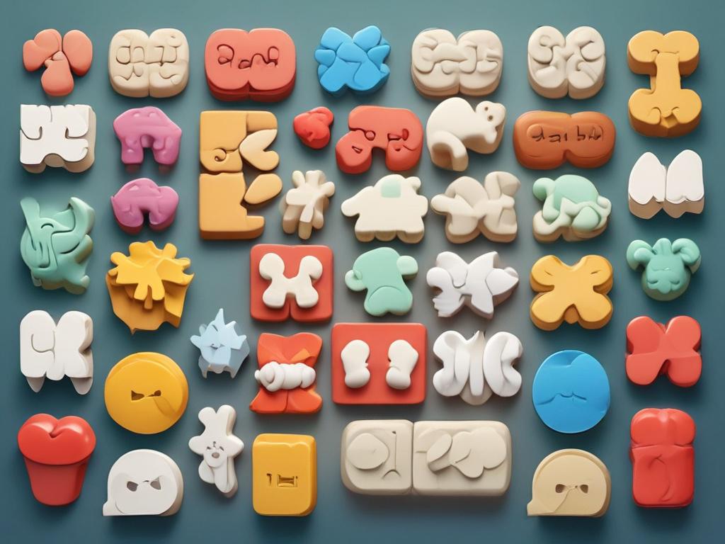 A realistic high-resolution image of an interactive pet puzzle, displaying multiple compartments filled with treats. The puzzle is set against a clean, light-colored background, highlighting its engaging design and inviting appearance.