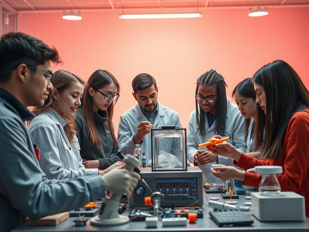 A high resolution image of a diverse group of students