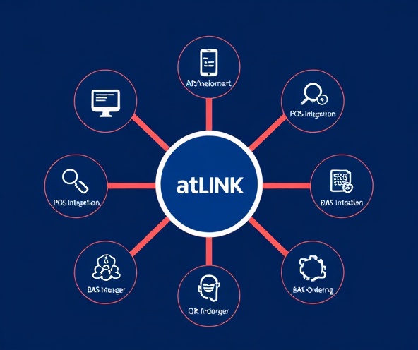 atLINK ecosystem diagram showing connections between services