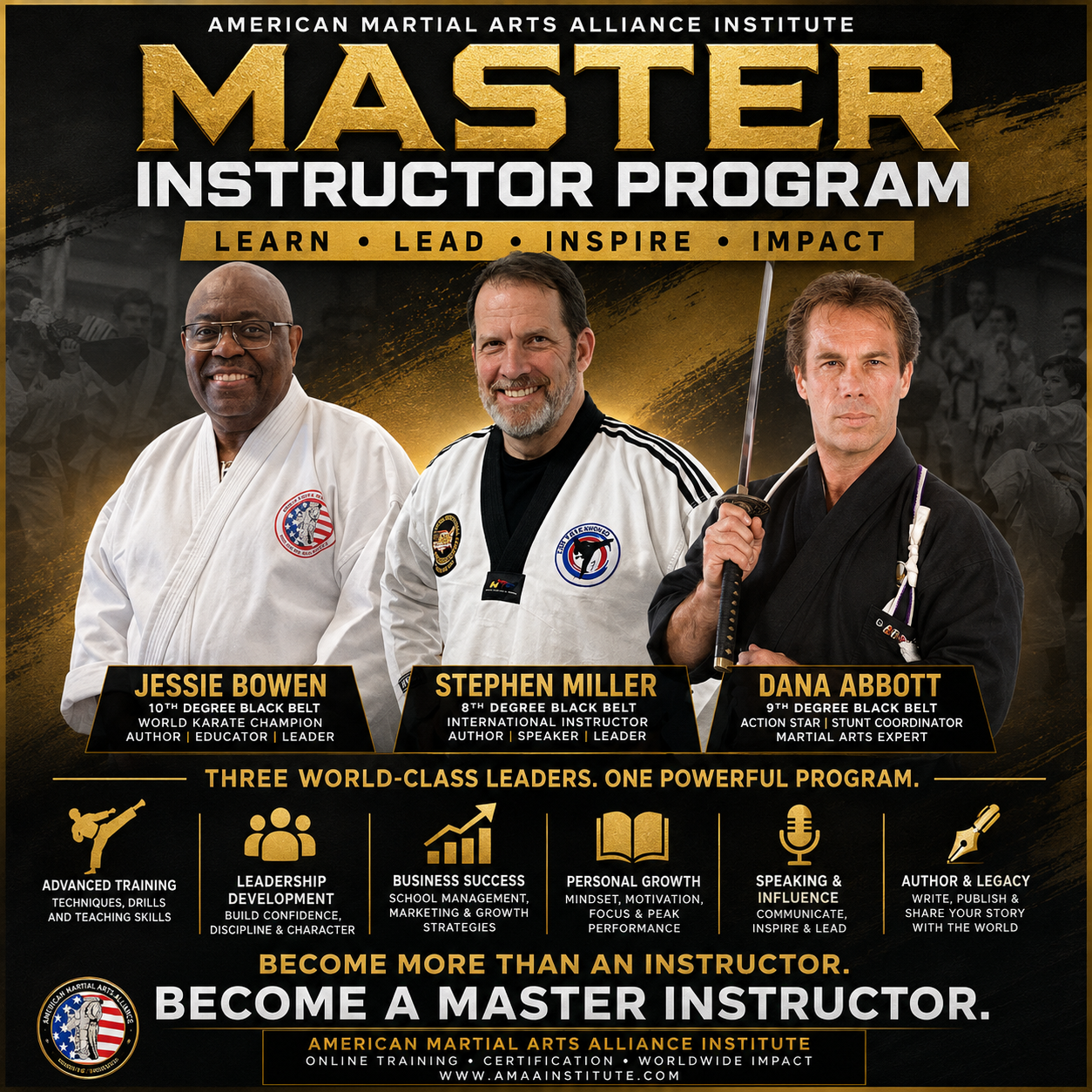 Community martial arts class