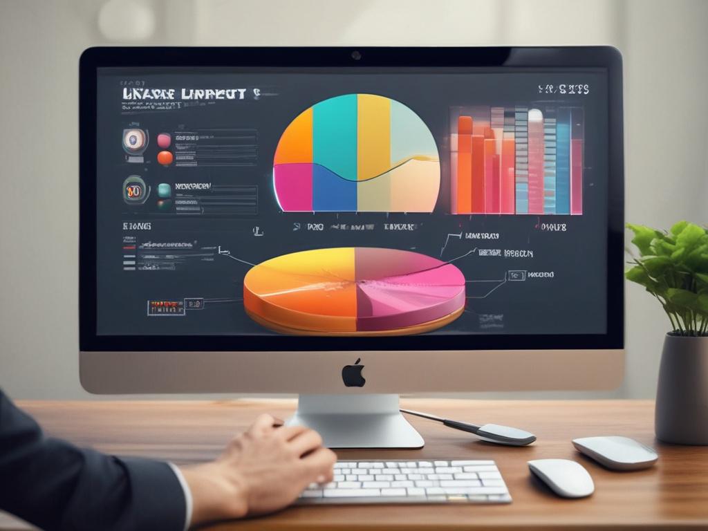 A close up shot of a pie chart representing diversified