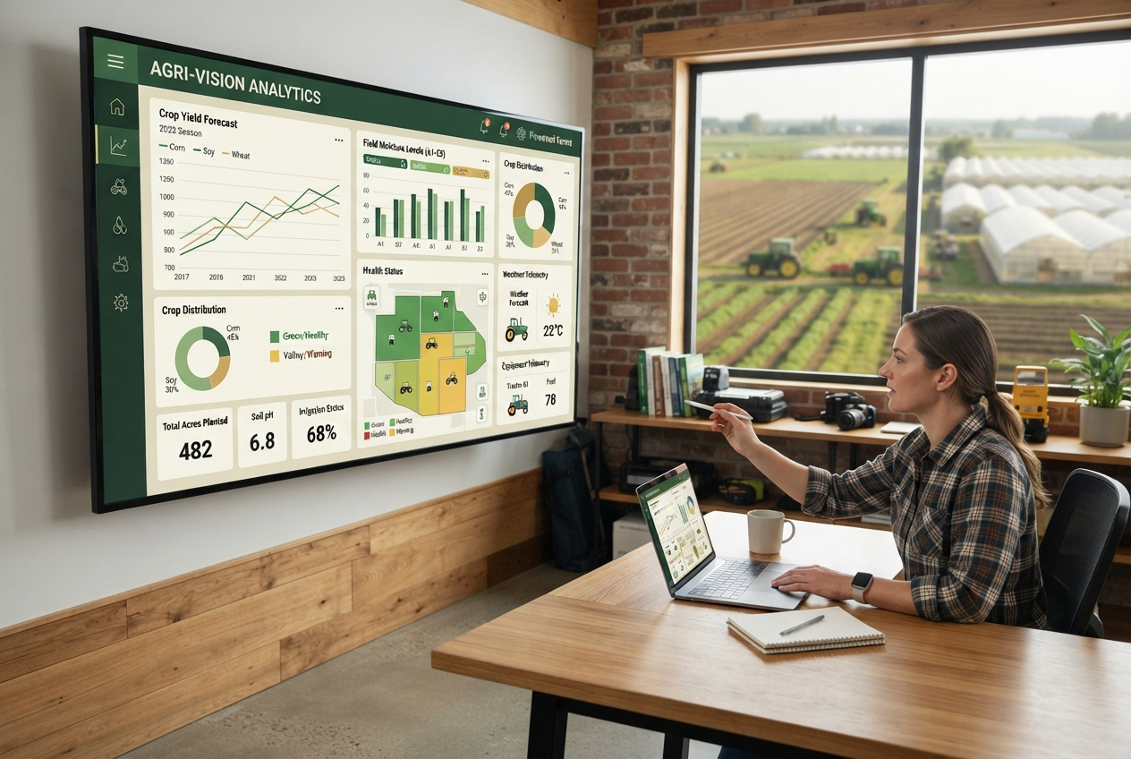 Farm analytics dashboard