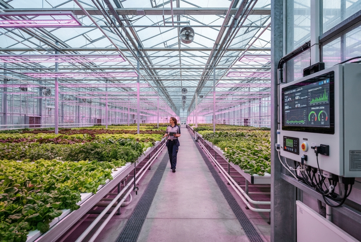Greenhouse crop monitoring