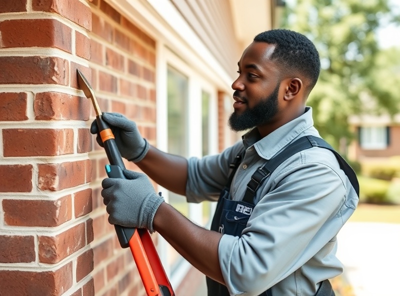 Professional maintenance worker performing repairs