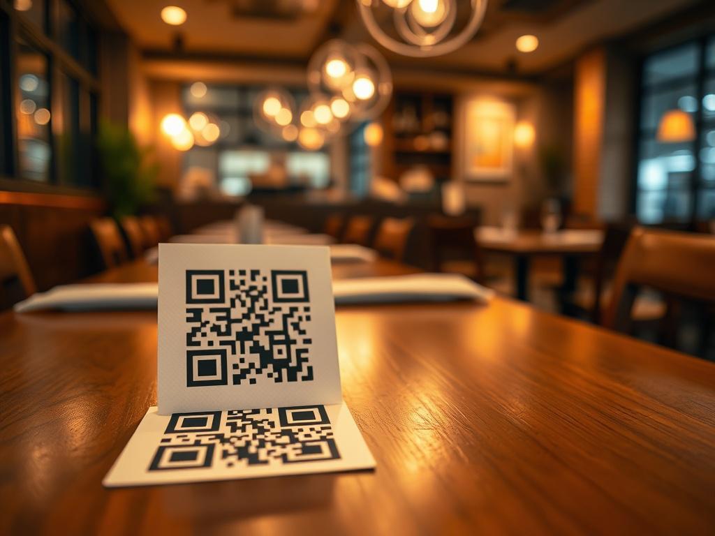 A hyper realistic close up of a QR code on