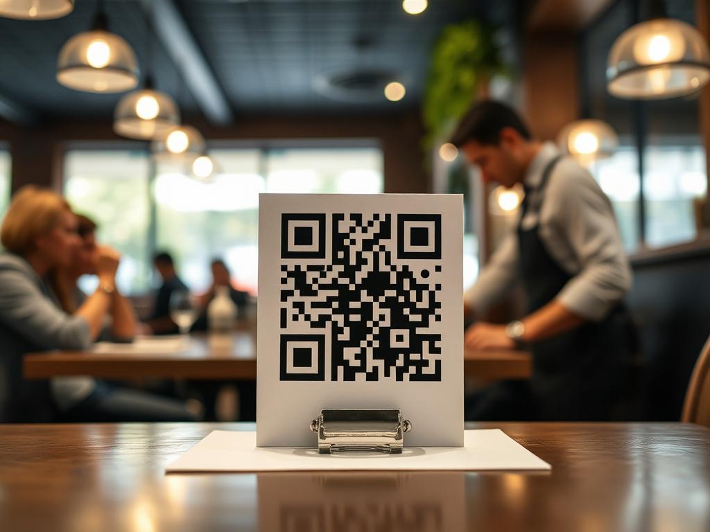 A hyper realistic close up of a QR code on