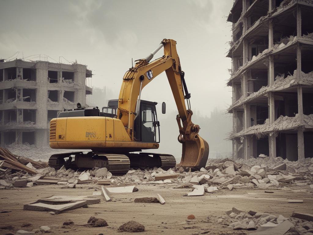 demolition, construction, safety, equipment, debris removal