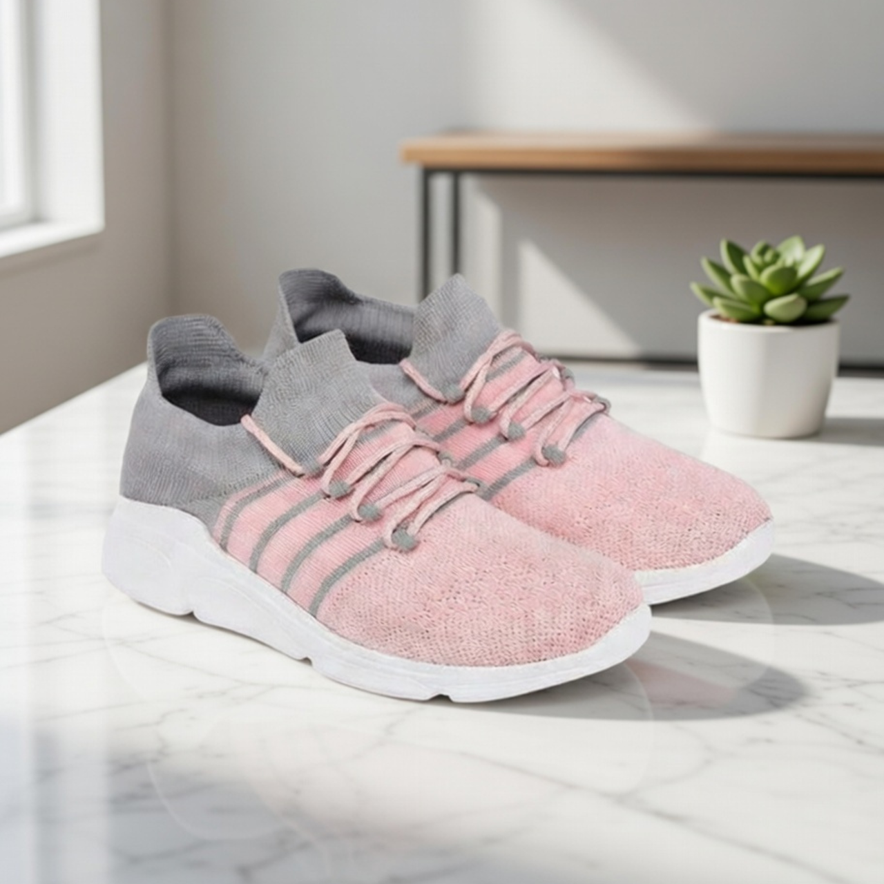 Colourblock Panelled Running Sports Shoes