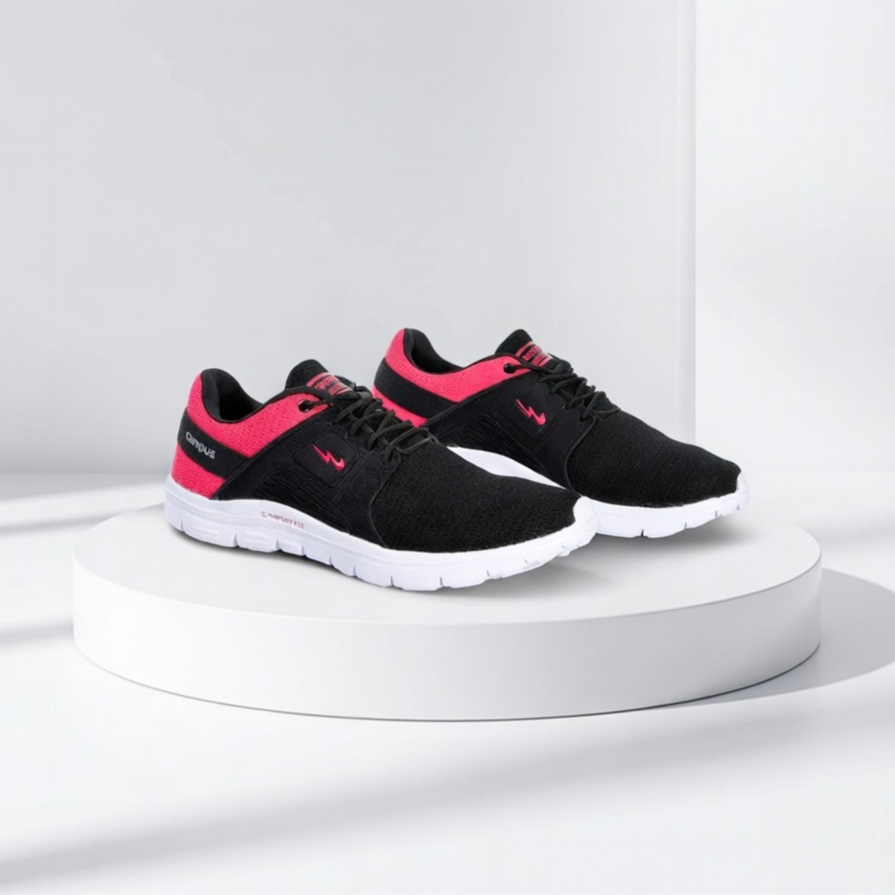 Textured Lace-Up Sneakers