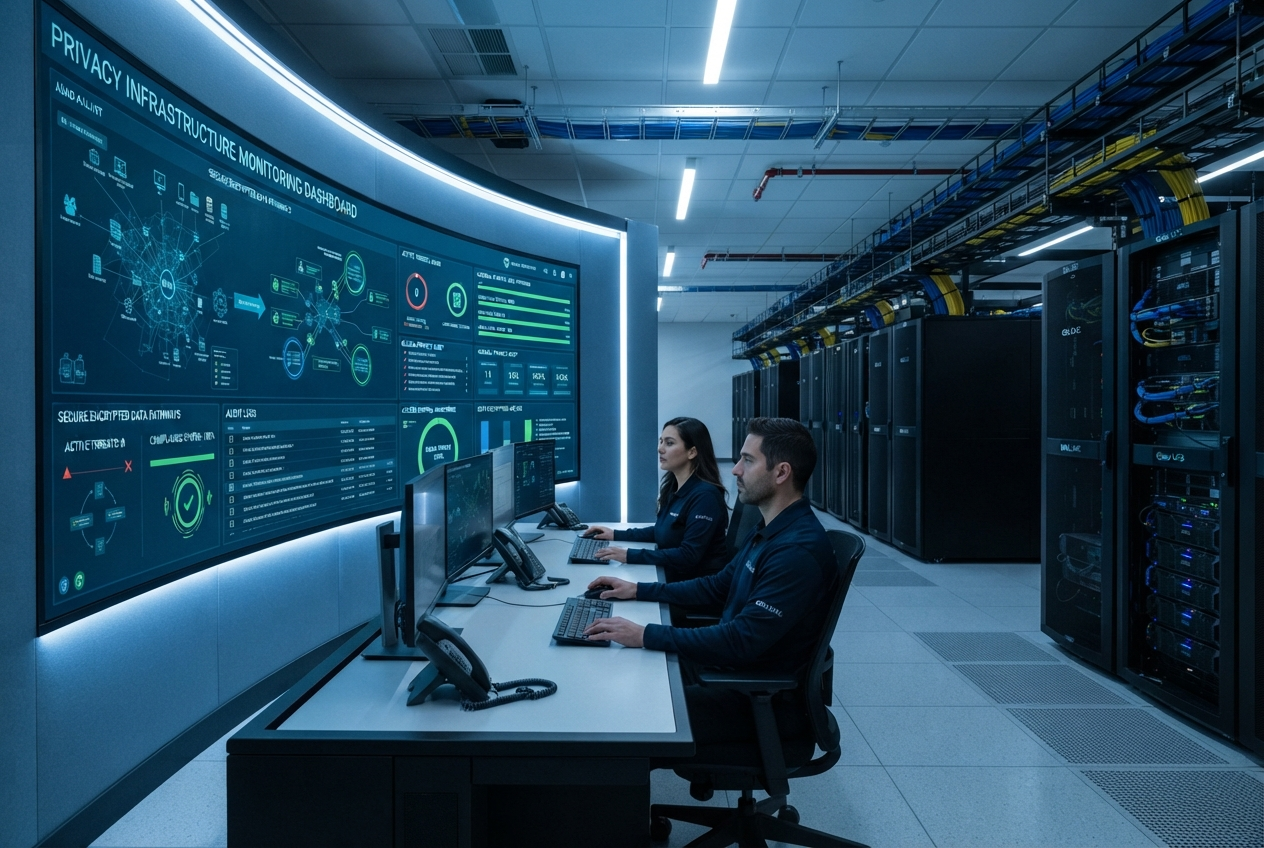 Enterprise data center with advanced privacy automation infrastructure