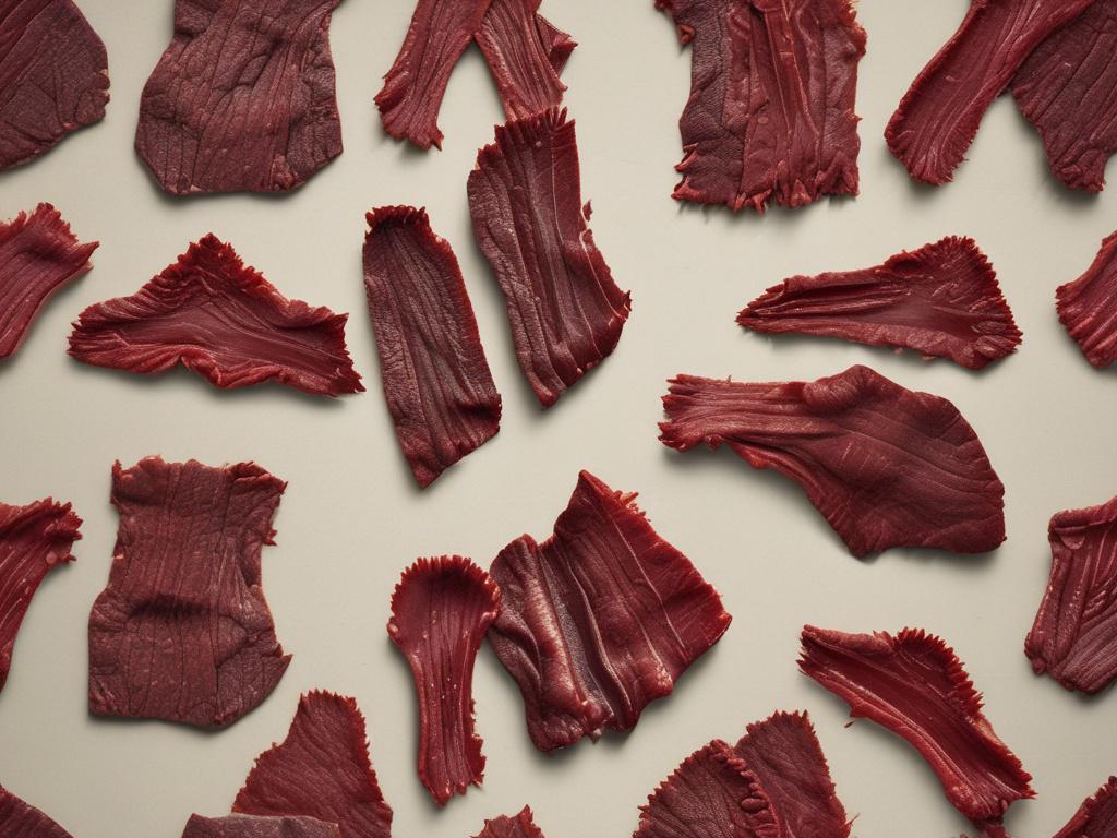 beef jerky, spicy, teriyaki, flavorful