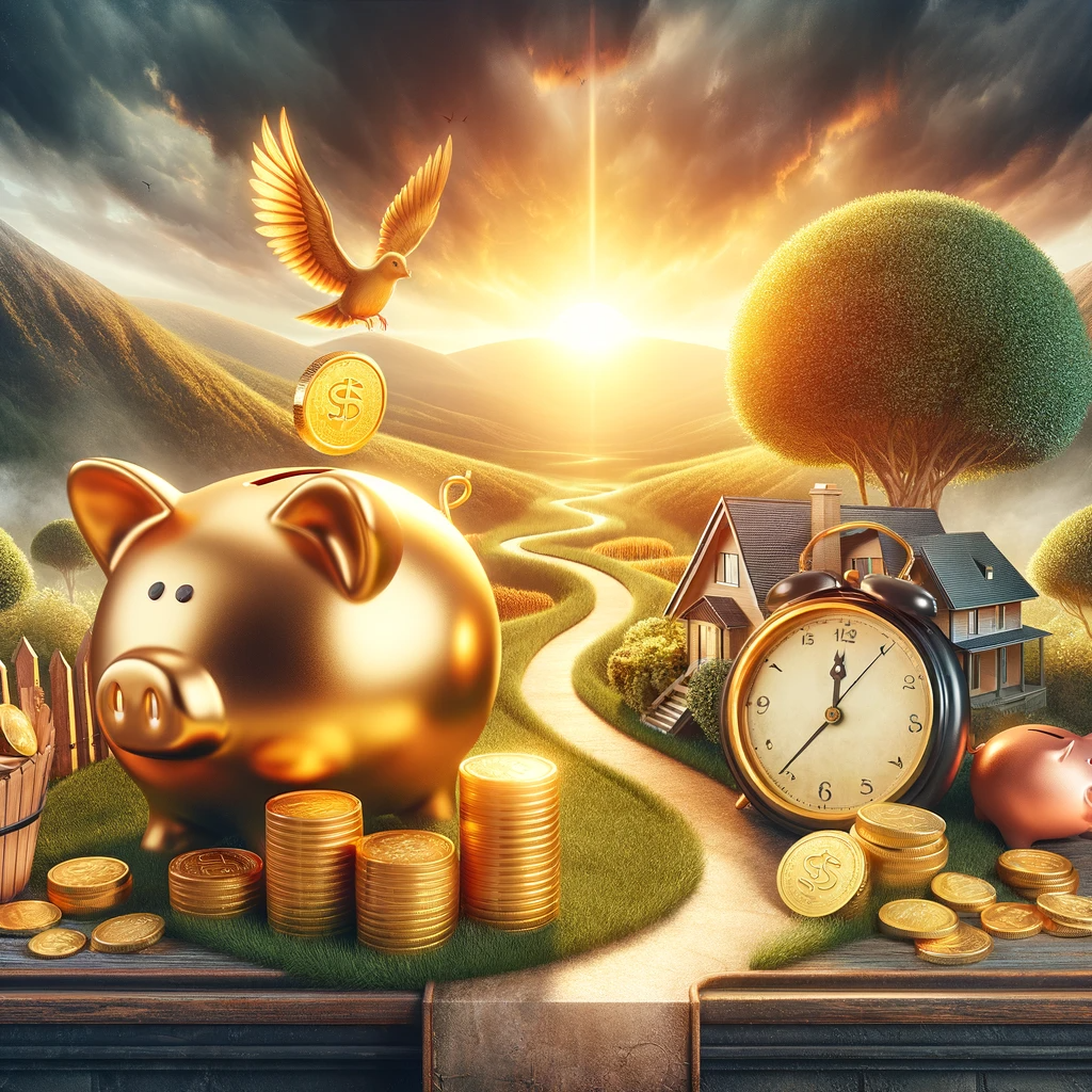dall·e 2023-11-20 00.32.01 - an imaginative depiction of retirement savings. the image features three key elements representing different aspects of retirement planning_ 1) a gold.png