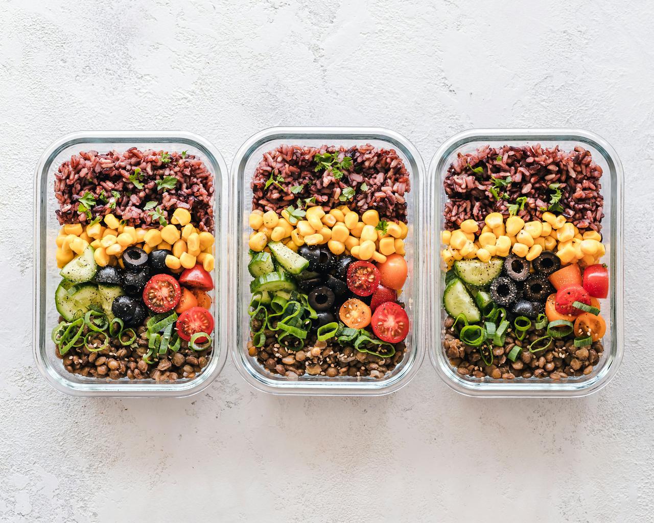 Plant-based meal prep