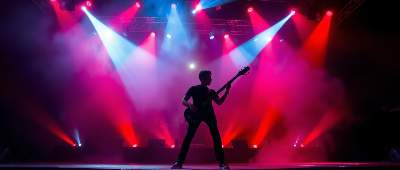 Kevin Creekman performing on stage