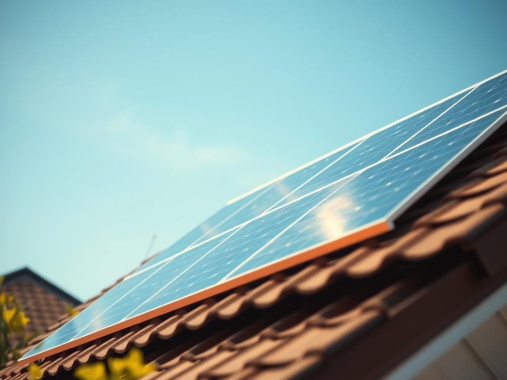 A hyper realistic close up shot of a solar panel