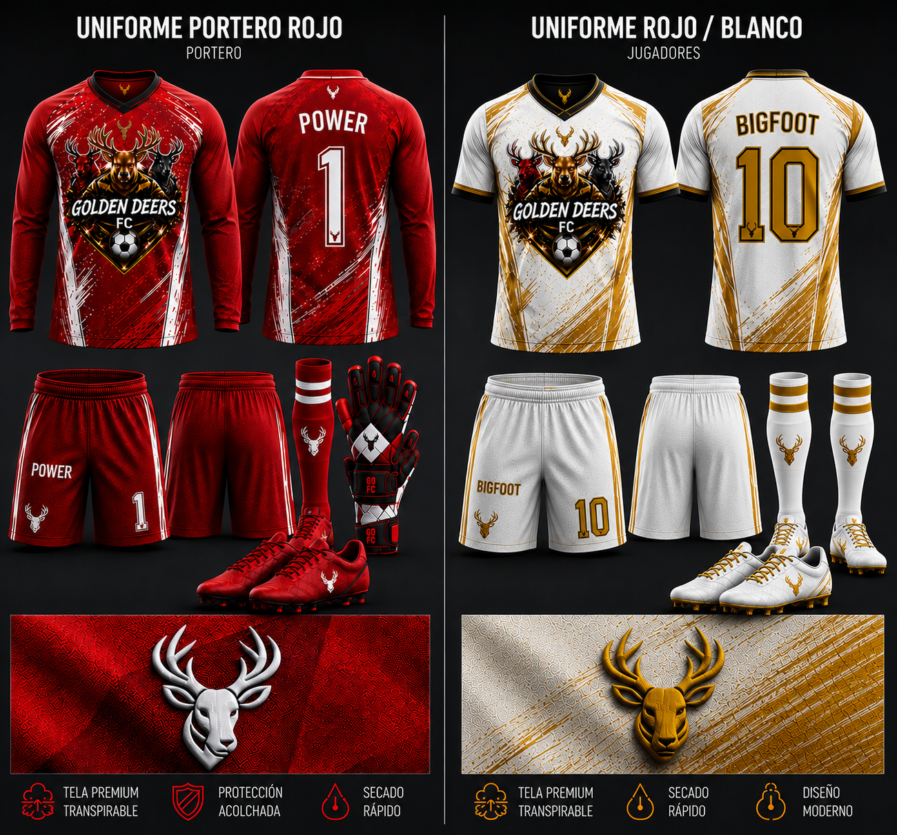 Golden Deers FC Alternate Jersey