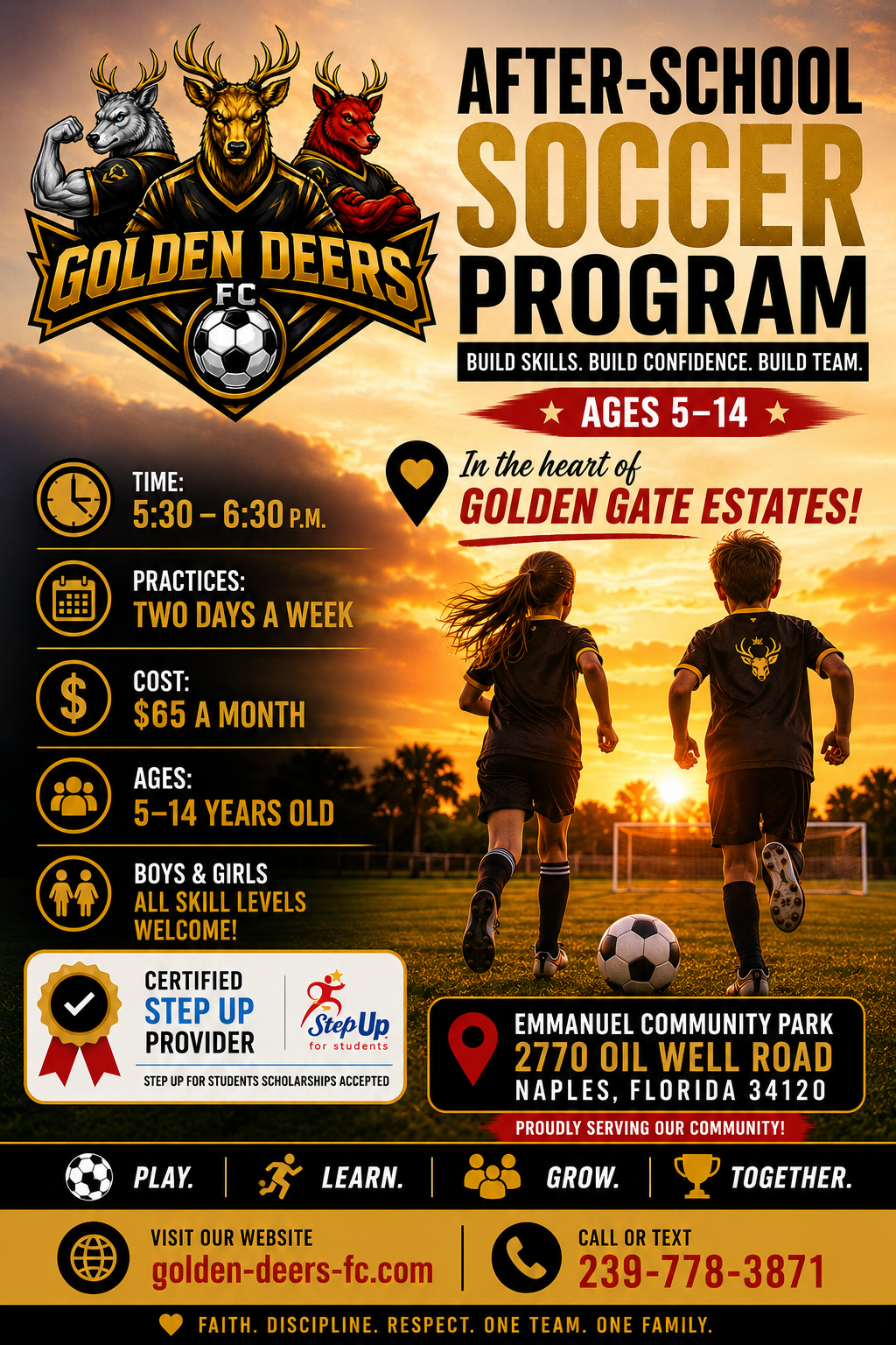 Golden Deers FC Afterschool Program
