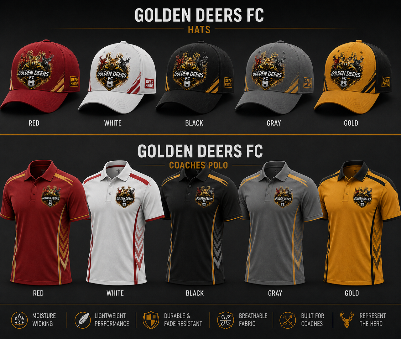 Golden Deers FC Jersey