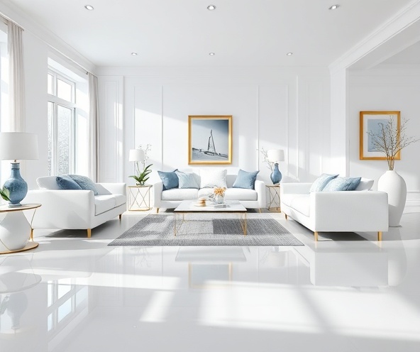 Spotless luxury living room