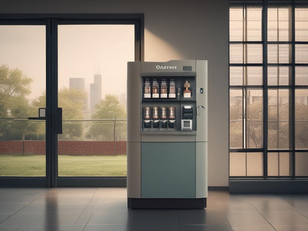 coffee, vending machine, quick service