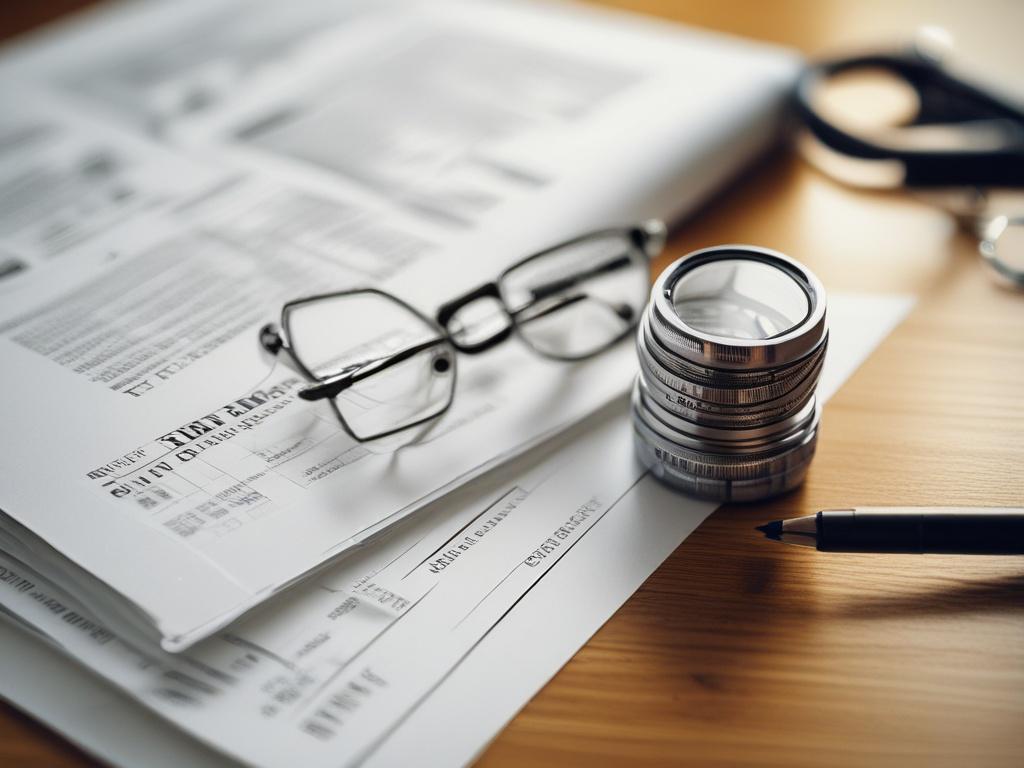 A close up shot of an investment portfolio being reviewed,