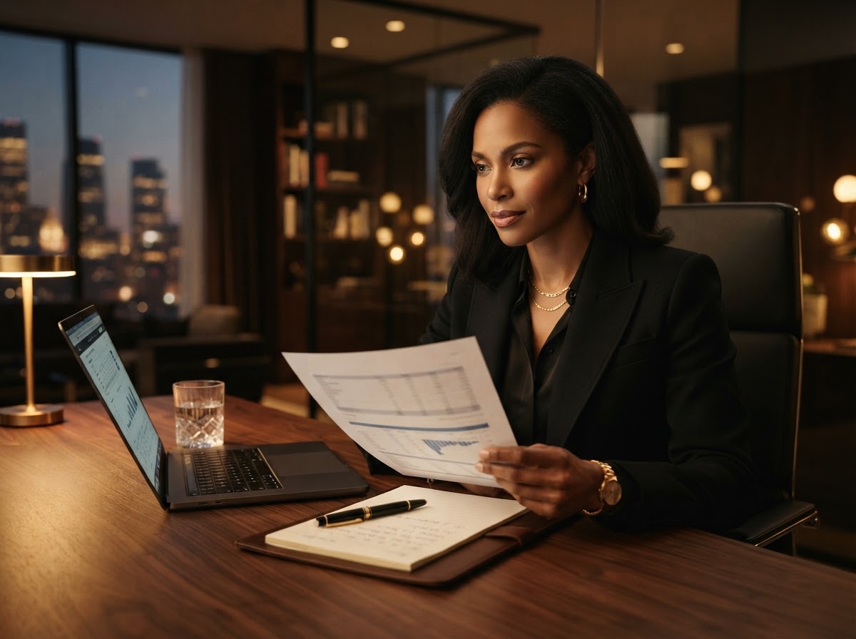 A LAD Prestige Solutions credit consultant reviewing a client's credit strategy