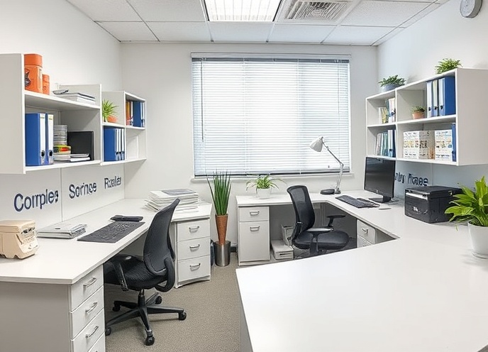 Office after professional cleaning