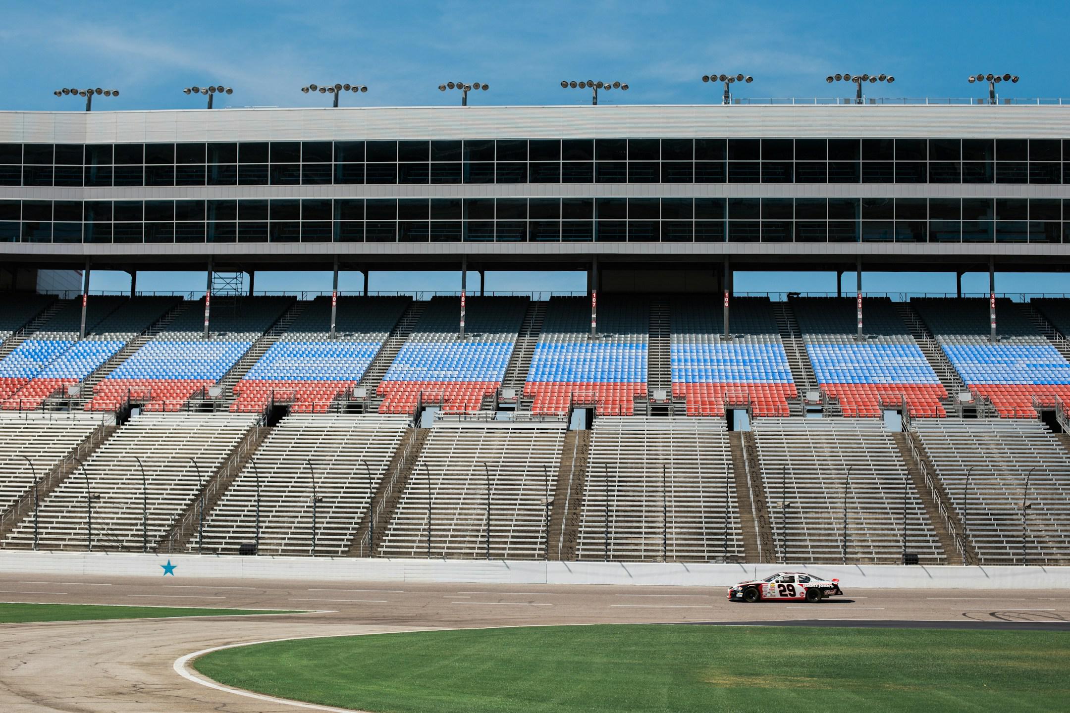 Race car stadium