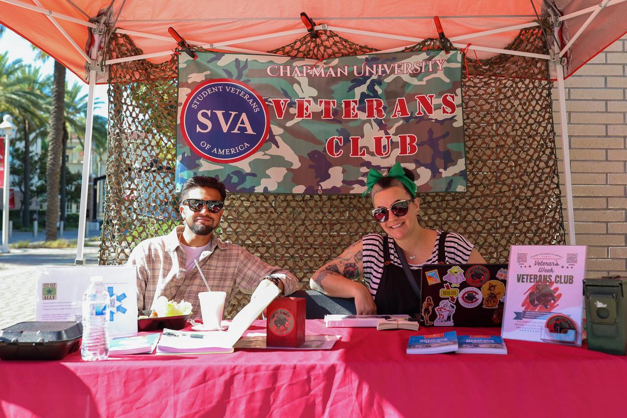 veteran's+week+veteran's+club+tabling+(left+to+right_+devansh+mehta+-+executive+committee+member,+roxie+arce+-+president)+photo+by+emily+paris.jpg