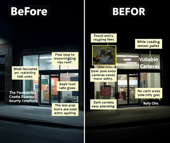 Commercial Security System before professional security installation