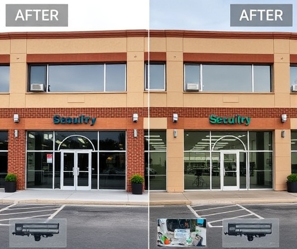 Commercial Security System after professional security installation with cameras and monitoring