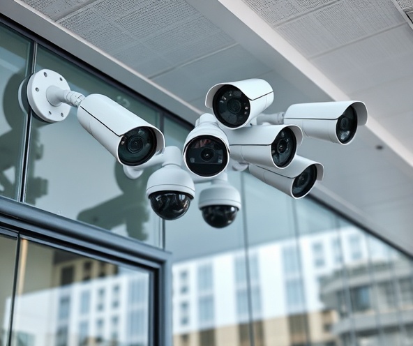 Professional commercial security camera system installation Fort Worth DFW retail and office