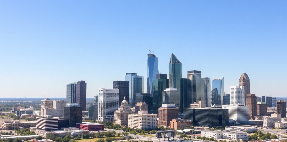 Downtown Dallas Texas business district - Professional security camera installation in Dallas