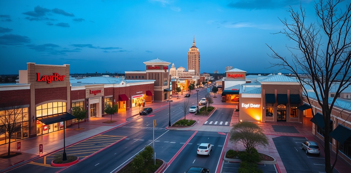 Downtown Grand Prairie Texas business district - Professional security camera installation in Grand Prairie