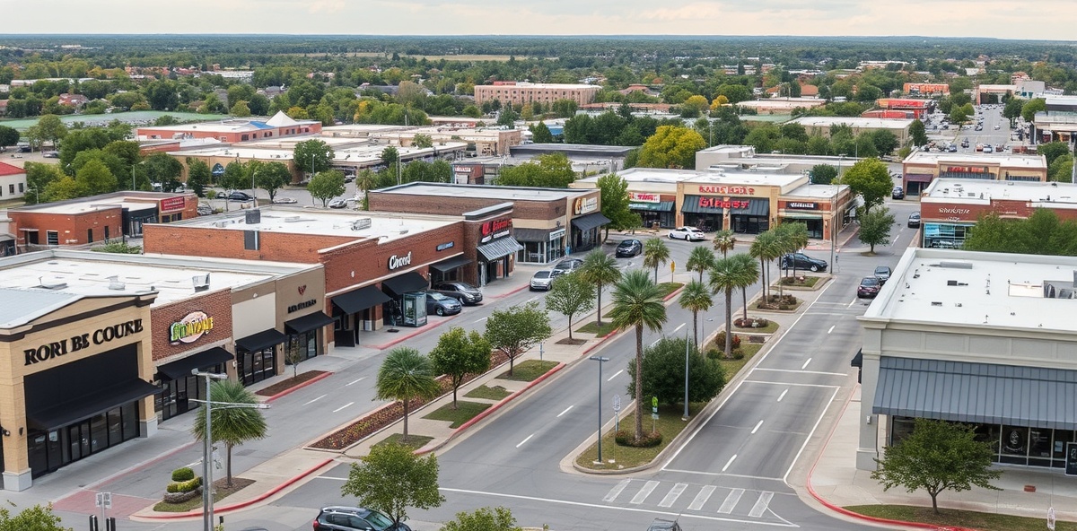 Downtown Euless Texas business district - Professional security camera installation in Euless
