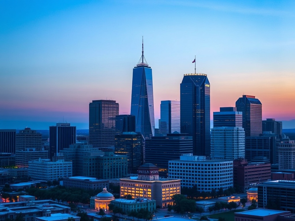 Fort Worth downtown skyline showing the city where TCU security camera installation services are headquartered