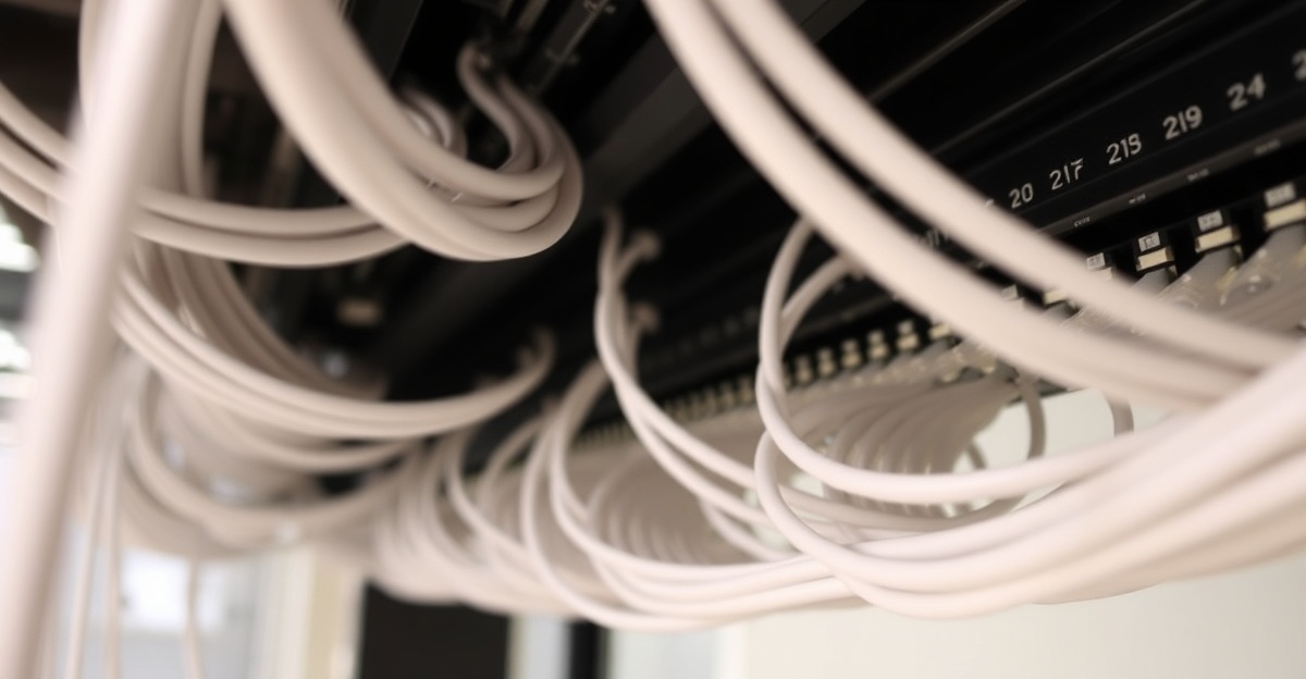 Professional network cabling and Cat6 cable installation for Fort Worth security systems