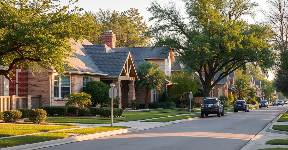 Fort Worth neighborhood homes with professional security camera systems installed