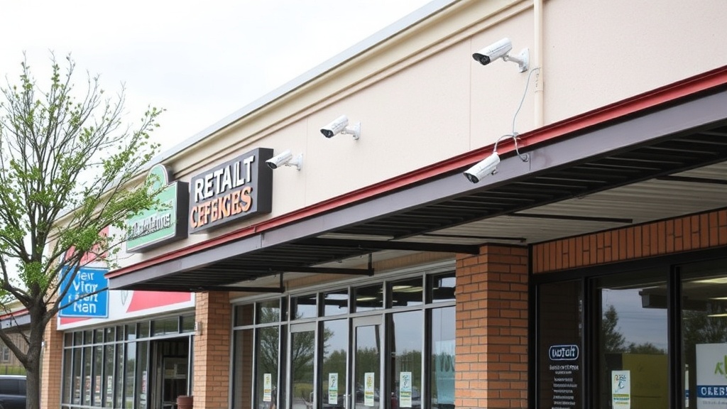 Retail center security installation in Hurst