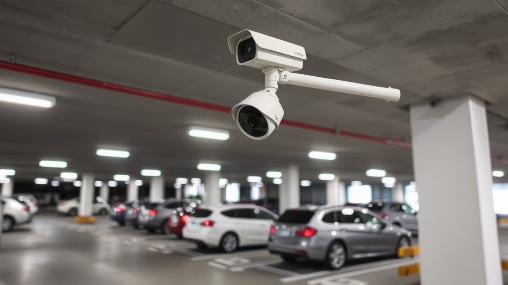 Parking facility security camera system in Euless