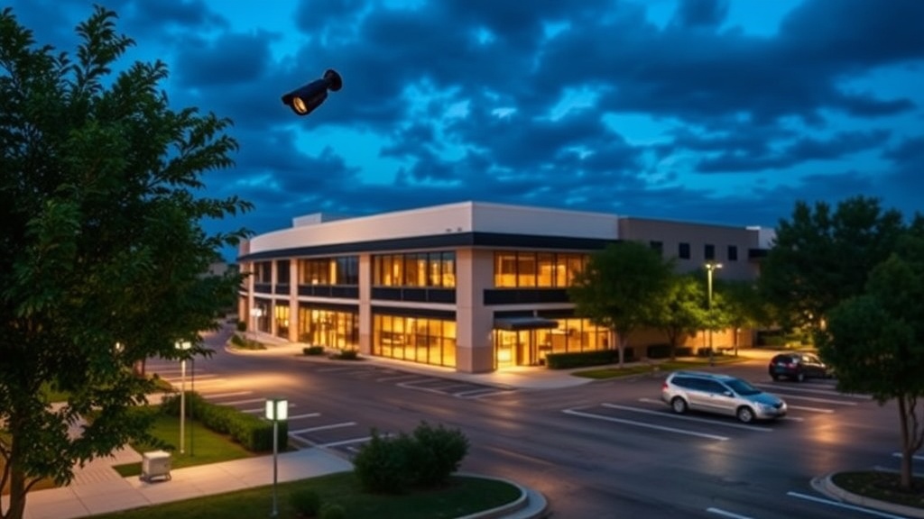Office park security installation in Hurst